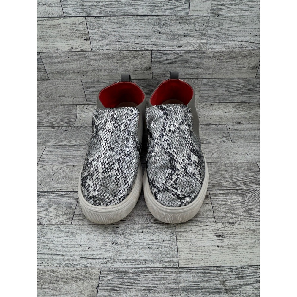 Hey Dude Peyton Snake Grey Slip On Sneakers Shoes‎ Women's US 6 EU 37 UK 4